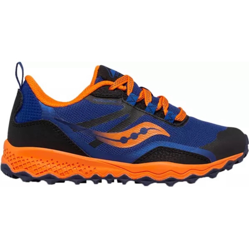 Saucony Kids Sneakers Peregrine - Navy and Bright Orange size 13M youth